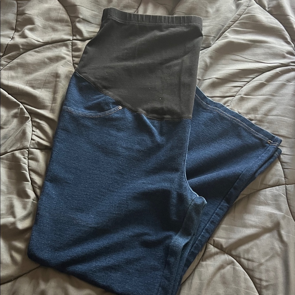 Dark Wash Maternity Denim